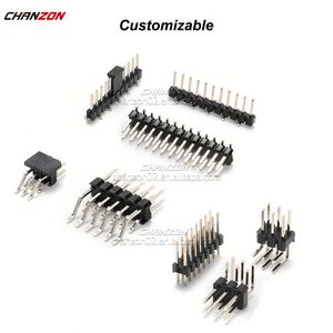 Tùy chỉnh pin tiêu đề kết nối 0.8mm 1mm 2mm 1.27mm <span class=keywords><strong>2</strong></span>.54mm 5.08mm sân <span class=keywords><strong>2</strong></span>-200pin đơn kép nhiều hàng Nam Nữ SMT cho PCB - Product Image 2