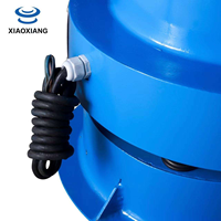 Machine de rectification et de polissage vibratoire à corps droit 80L pour le débavurage, le détartrage et la finition de surface de petites pièces métalliques