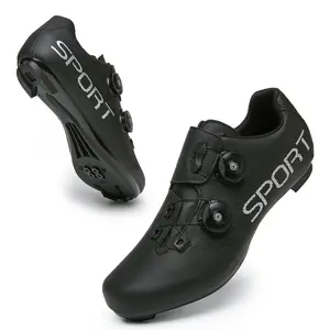 BUCKLOS Men's And Women's Road Cycling Shoes Outdoor And Indoor Cycling Shoes Compatible With Special Bottom Breathable Rotati