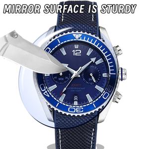 Reloj de Cuarzo BESSRON con Correa de Cuero y Aleación, para Hombre, Deportivo, de Lujo, para Negocios, con Esfera Analógica de 48 mm, Cristal Hardlex, Resistente al Agua 3ATM - Product Image 3