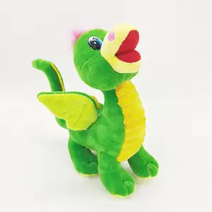Süper sevimli dinozor peluş oyuncak dolgu hayvan oyuncaklar özel uçan ejderha peluş oyuncak