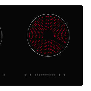 Cocina infrarroja de alta calidad y buena venta, vitrocerámica híbrida, cocina de inducción de <span class=keywords><strong>dos</strong></span> quemadores - Product Image 3