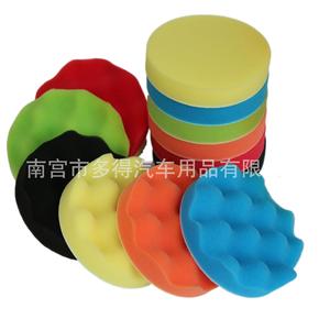 Juego de almohadillas de esponja para pulir, 22 piezas, superficie duradera con relieve para pulir y encerar automóviles con bolas de lana y forro polar - Product Image 2