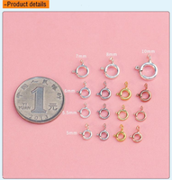 Bijoux en argent sterling, fermoir à ressort, boucle S925, vente en gros pour la fabrication d'accessoires de chaîne