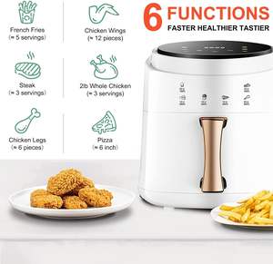 Wholesale Oil Free Stainless Steel Square Modern <b>Digital</b> <b>Air</b> <b>Fryer</b> 6-8L Capacity Household Use - Product Image 2