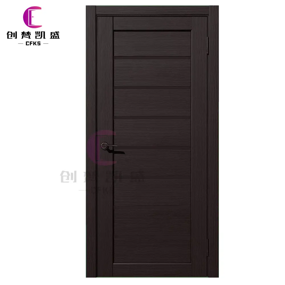 Apartment Design PVC Door Picture Frame Soundproof Honeycomb Room Door MDF Interior Entrance Home Gate