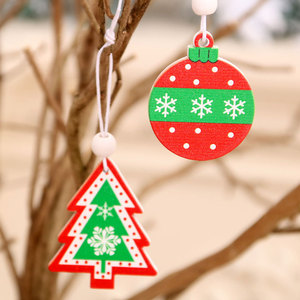 Christmas wooden <b>box</b> ornaments, Christmas balls, Christmas tree wooden ornaments, painted Christmas decorations, <b>small</b> <b>gifts</b> - Product Image 2