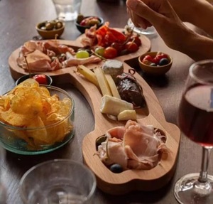 <span class=keywords><strong>Planche</strong></span> d'apéritif drôle en bois massif en forme de pénis décor d'affichage de nourriture plateau de service de cuisine fromage charcuterie - Product Image 4
