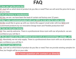 Tùy chỉnh trang trí nội thất đôi rèm đơn cực có thể điều chỉnh Rèm Rod Set Rèm cực phụ kiện - Product Image 3