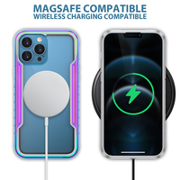 Nouveau design personnalisé TPU + PC + armure de téléphone portable en alliage d'aluminium étui de protection pour téléphone portable pour étui de téléphone I