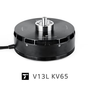 มอเตอร์ไร้แปรงถ่าน T-MOTOR V13L 65KV ประสิทธิภาพสูง 12S-24S สำหรับโดรน VTOL บรรทุกหนัก ทำแผนที่  ระบบขับเคลื่อนอุตสาหกรรม IP55 ทนทานสูง - Product Image 1