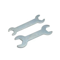 Juego de 15 Llaves Inglesas Delgadas de Una Sola Boca, Métricas, de 4-24 mm, de Acero Inoxidable, Súper Delgadas