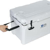 Glacière de pêche rotomoulée en plastique LLDPE de 40QT grande capacité, personnalisable, étanche et portable pour le stockage thermique des aliments