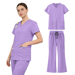 42342 Flare Scrubs Vêtements de yoga durables Spandex Élasthanne Polyester Luxe Premium pour femmes de grande taille Séchage rapide Doux pour la peau Respirant - Product Image 1