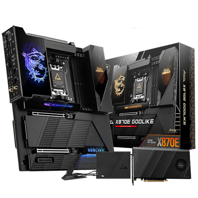 MSI MEG X870E GODLIKE E-ATX Motherboard Supports AMD Ryzen 9000/8000/7000 Processors AM5 Dynamic Dashboard III, EZ Slide M.2