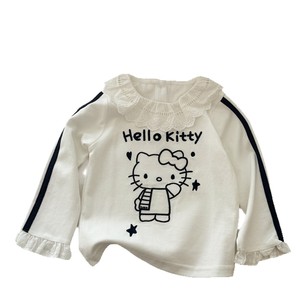 Tongxingyuan Girls' Hello Kitty Long Sleeve T-shirt Spring Cute Cartoon Top Breathable Baby Clothing - Product Image 5