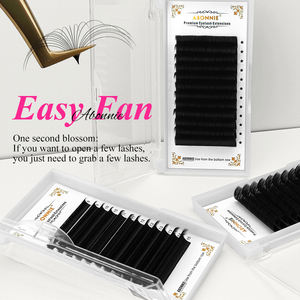 Abonnie Marque Privée Extensions de <span class=keywords><strong>Cils</strong></span> en Soie Velours Easy Fan, Fournitures en Gros pour <span class=keywords><strong>Cils</strong></span>, Plateaux de <span class=keywords><strong>Cils</strong></span> en Cachemire Effet Éclatant <span class=keywords><strong>Mega</strong></span> <span class=keywords><strong>Volume</strong></span> - Product Image 1