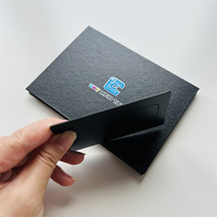 Carte de visite professionnelle en métal NFC en acier inoxydable avec code QR, carte hybride intelligente RFID NFC en métal