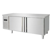 Réfrigérateur-congélateur professionnel double zone en acier inoxydable, capacité 500L, efficacité énergétique A++, numérique