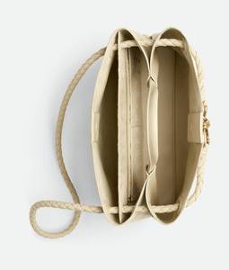 Bottega BV Andiamo <b>Top</b> handle bag in <b>silky</b> calf leather with signature knot detail and sliding cross-body strap Veneta - Product Image 4