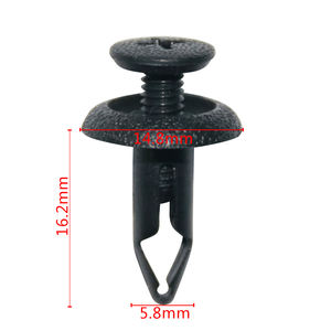 Agrafes En <span class=keywords><strong>Plastique</strong></span> d'automobile Attaches Voitures Attaches En <span class=keywords><strong>Plastique</strong></span> Rivets Clips <span class=keywords><strong>De</strong></span> carrosserie 04805 - Product Image 1