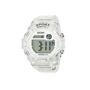 Cổ điển trong suốt của phụ nữ Macarons điện tử thể thao xem đơn giản kẹo hiển thị kỹ thuật số với phim hoạt hình nhựa ban nhạc cho sinh viên - Product Image 1