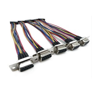 Yzlink tùy chỉnh Cung cấp D-Sub thiết bị đầu cuối dây để kết nối DB9 nam nữ kết nối cáp lắp ráp - Product Image 1