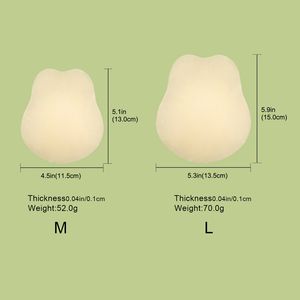 Silikon Göğüs Ucu Kapatıcıları Yeniden Kullanılabilir Yapışkan Görünmez Meme Ucu Bantları Kadınlar İçin Straplez Üstler Toptan OEM ODM Mevcut - Product Image 3