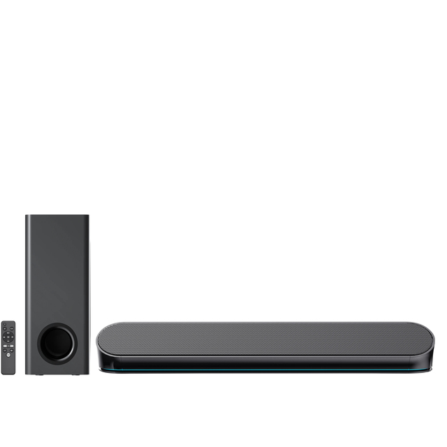 2025 New OEM 2.1channel Mini Sound Bar 90w Tv Speaker Soundbar with Mini Subwoofer Home Theater System