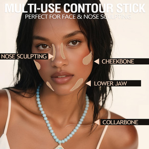 Stick de contour multicolore, waterproof, longue tenue, <span class=keywords><strong>bronzer</strong></span> pour le visage, illuminateur, crème de maquillage pour tous les tons de peau - Product Image 3