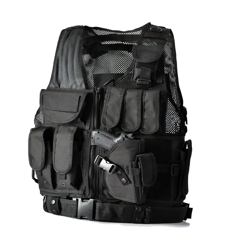 YAKEDA lightweight colete tatico security duty vest training mesh tactical vest