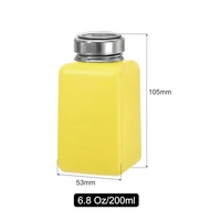Distributeur à pompe à pression, flacons vides à ouverture par pression pour vernis à ongles