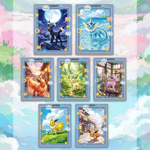 Set di Carte Misteriose Pokémon Anime Peel-Off, Stampa Artistica Giclée, Poster per Arredamento Sala Giochi, Oggetto <span class=keywords><strong>da</strong></span> Collezione, Vendita all'Ingrosso - Product Image 5
