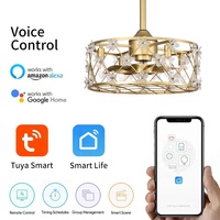 Ventilateur de plafond avec lumière D057, avec télécommande, 48 cm, 3 couleurs, ventilateur de plafond simple