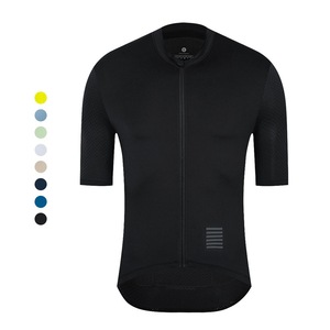 Camiseta de ciclismo para hombre, camiseta deportiva de manga corta, transpirable, de secado rápido, de color sólido, para ciclismo, entrenamiento físico - Product Image 4