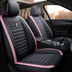 Diseño clásico Ajuste universal Precio barato Funda <span class=keywords><strong>de</strong></span> asiento <span class=keywords><strong>de</strong></span> <span class=keywords><strong>coche</strong></span> <span class=keywords><strong>de</strong></span> cuero <span class=keywords><strong>de</strong></span> PVC para 5 asientos - Product Image 2