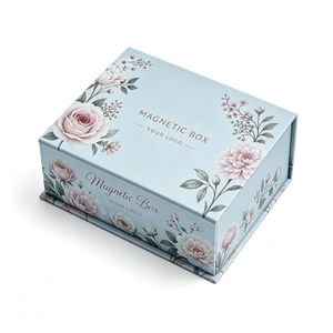 Boîte cadeau magnétique de style livre haut de gamme avec impression de logo personnalisé, emballage rigide en papier de luxe pour les marques de cosmétiques, de vêtements et de cadeaux - Product Image 2