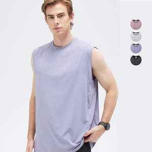 New Design Men's Custom Logo Sleeveless Muscle for Workout Bodybuilding Fitness Training and Athletic Wear - Product Image 1