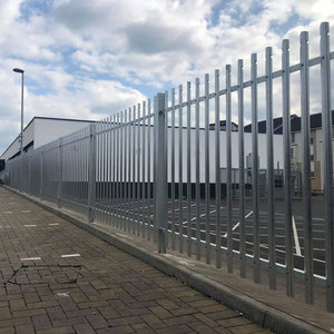 Valla de Acero Galvanizado Tipo Palisada, Valla y Puerta de Hierro Angulado Tipo Palisada, Valla de Palisada de <span class=keywords><strong>Segunda</strong></span> <span class=keywords><strong>Mano</strong></span> en Venta - Product Image 4