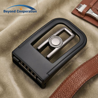 En stock – Boucle de ceinture 30 mm en alliage de zinc pour homme, à clipser, bicolore (Gunmetal, Or, Nickel), styles variés, logo personnalisé, vente en gros, OEM