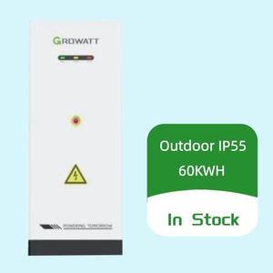 Batería Growatt LiFePo4 de Alto Voltaje 464-681.6V 60KWH 6000 Ciclos AXE 60.0H-1HT-S1 IP55 Gabinete Exterior para Energía Eléctrica - Product Image 1