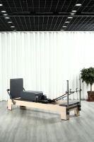 VOG Machine de Pilates en bois d'érable pour l'entraînement au yoga, Reformer de Pilates commercial, portable et durable pour usage domestique