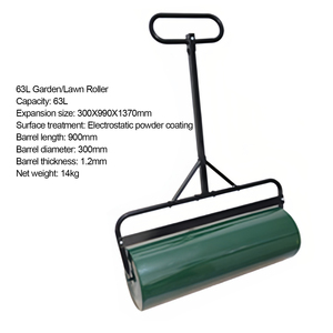 Rodillo de césped Winslow & Ross de 63L, gran capacidad, relleno de arena/agua, remolque resistente detrás del rodillo de jardín para jardín, granja, Parque - Product Image 2