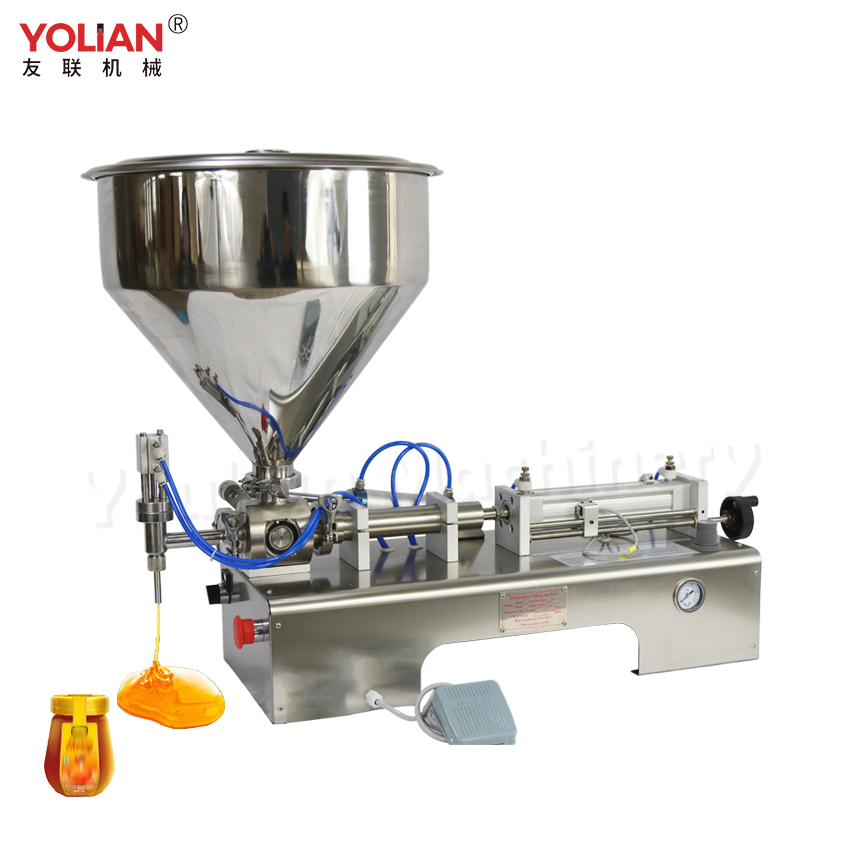 G1WGD-C Semi автоматическая 10 140 мл пневматический косметический крем наполнитель жидкости паста с медом масла оборудование для розлива