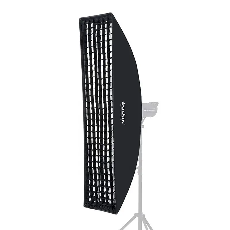 Godox 35x160cm Streifen Bienenstock Honeycomb Grid Softbox für Photo Strobe Studio Flash Softbox Bowens Mount