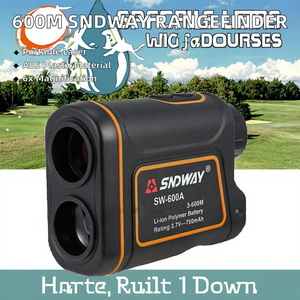 Télémètre de golf SNDWAY SW-600A <span class=keywords><strong>avec</strong></span> portée de 600 m, meilleur télémètre laser pour la chasse, caméra de vitesse, télescope, catégorie de produits - Product Image 4