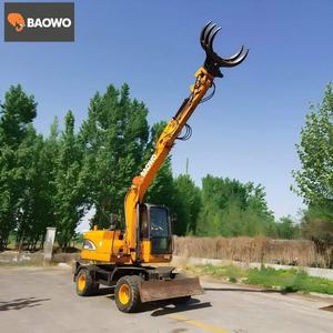 Grappin hydraulique Baowu BW040 1 tonne, rotation à 360 degrés, pour la manutention du bois forestier - Product Image 3