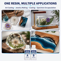 Kit de résine époxy transparente en 2 parties pour l'art, la bijouterie, le moulage, le revêtement et l'artisanat avec échantillon gratuit