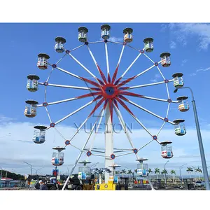 Grande roue géante de 20m 30m 42m 50m 65m 100m Manège d'attraction de parc d'attractions à thème Manège à vendre