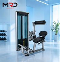 Entrenador de extensión/compresión para la parte inferior de la espalda; Equipo ajustable para estiramiento en posición sentada y entrenamiento de resistencia.